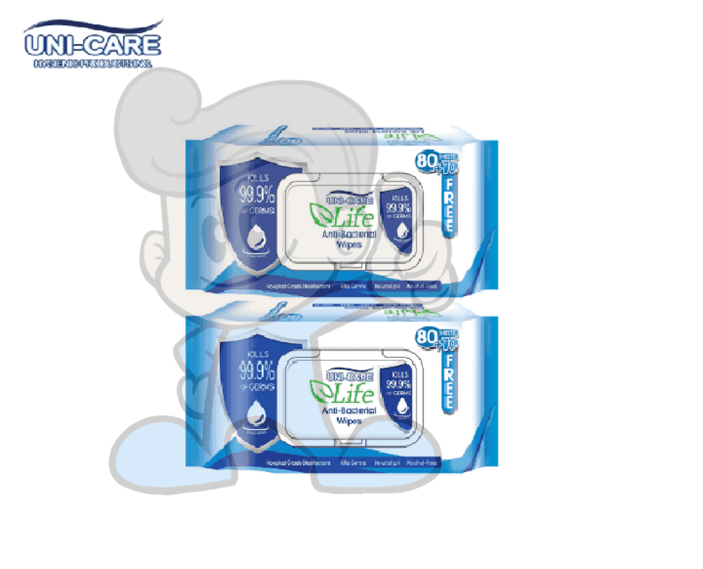 Uni Care Life Antibacterial Wipes (2 X 90S) Mother & Baby