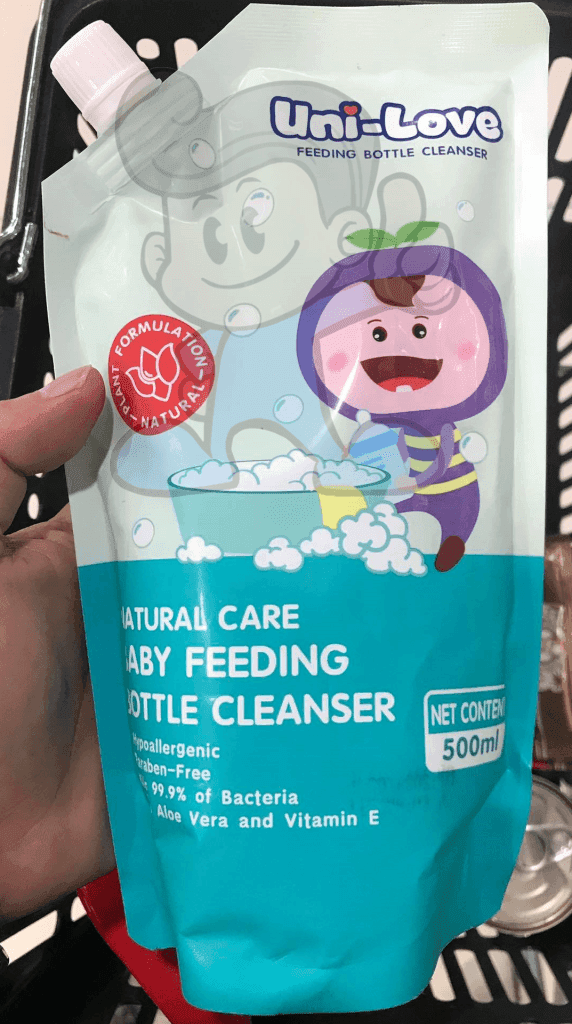Uni-Love Natural Care Baby Feeding Bottle Cleanser (2 X 500 Ml) Mother &