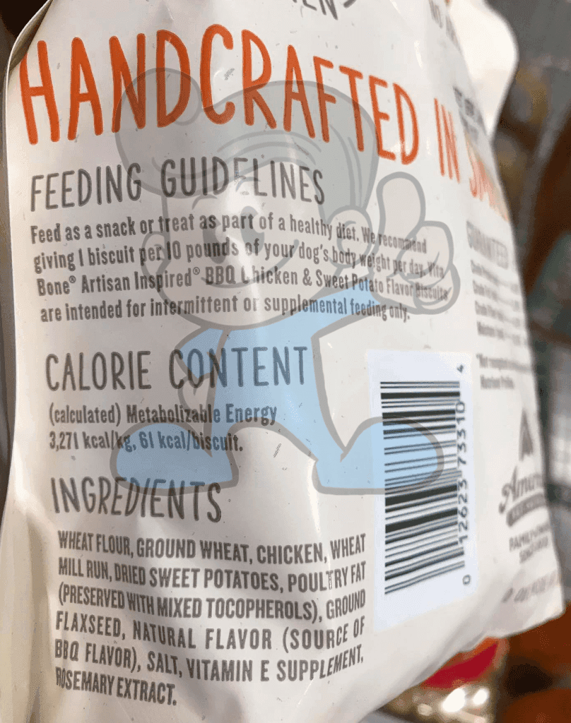 Vitabone Artisan Bbq Chicken & Sweet Potato Flavor 16 Oz. Pet Supplies