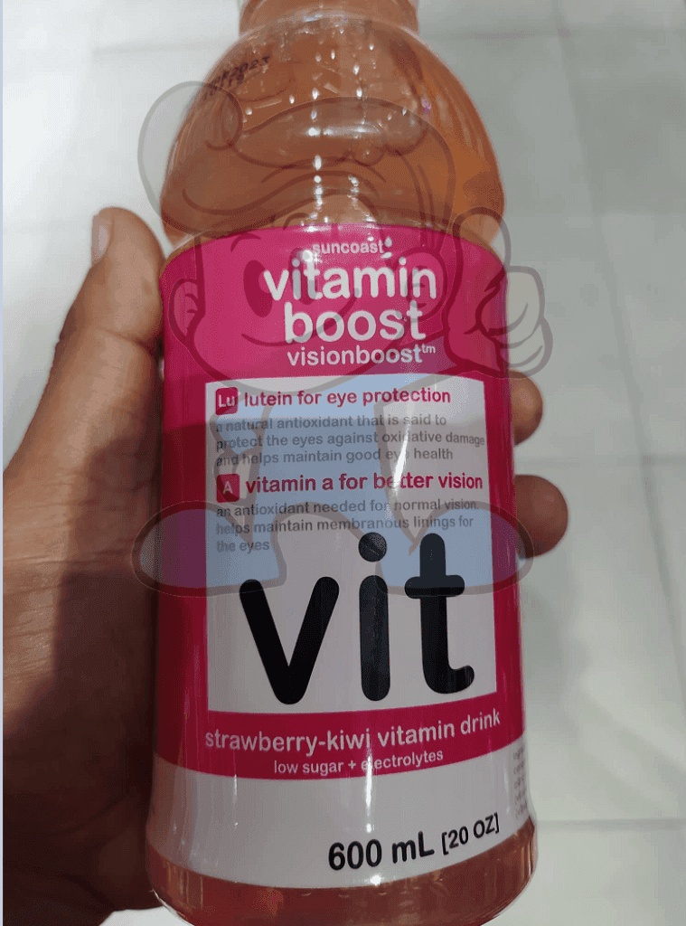Vitamin Boost Visionboost Strawberry Kiwi Drink (6 X 600Ml) Groceries
