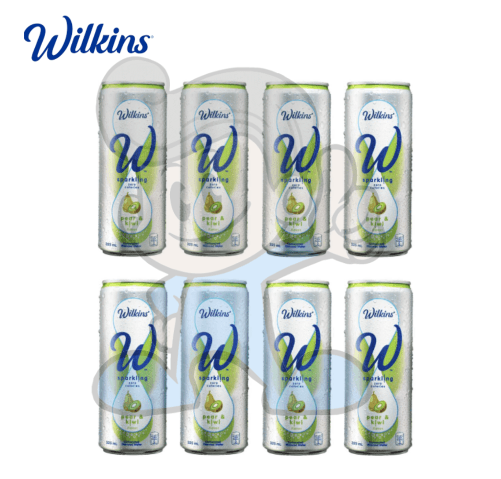Wilkins Sparkling Water Pear Kiwi (8 X 325Ml) Groceries