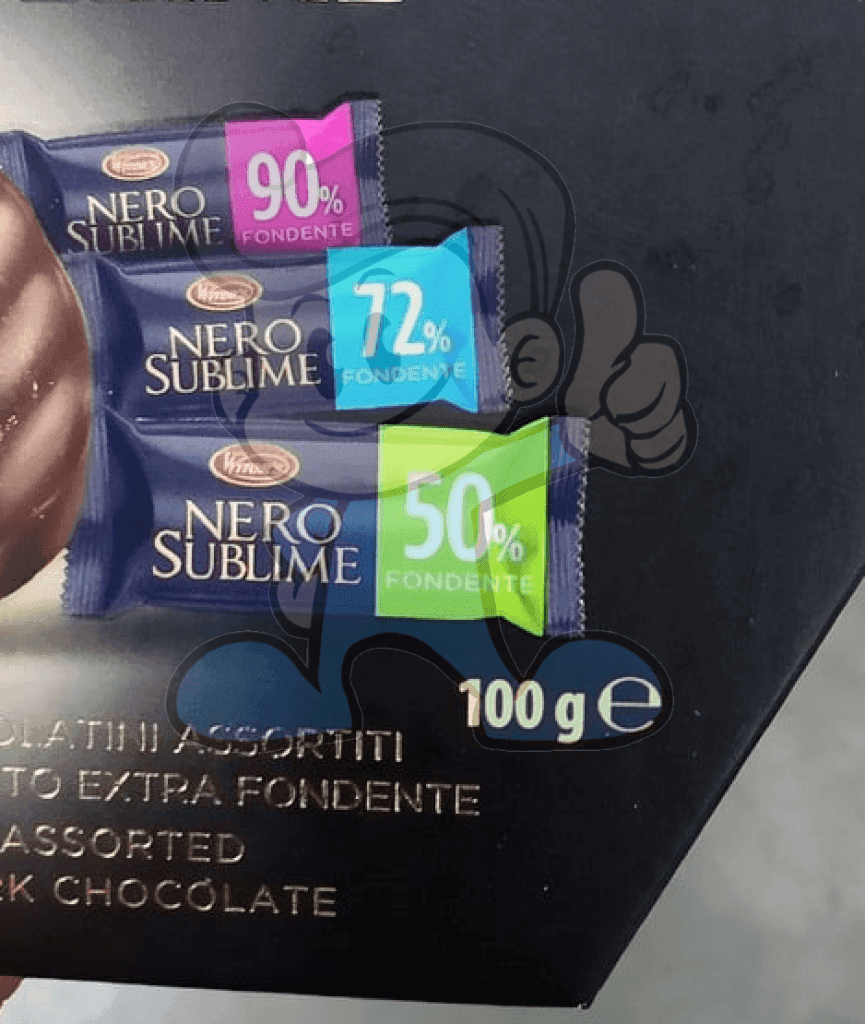 Witor's Nero Sublime Assorted Fine Extra Dark Chocolate Pralines 100G Groceries