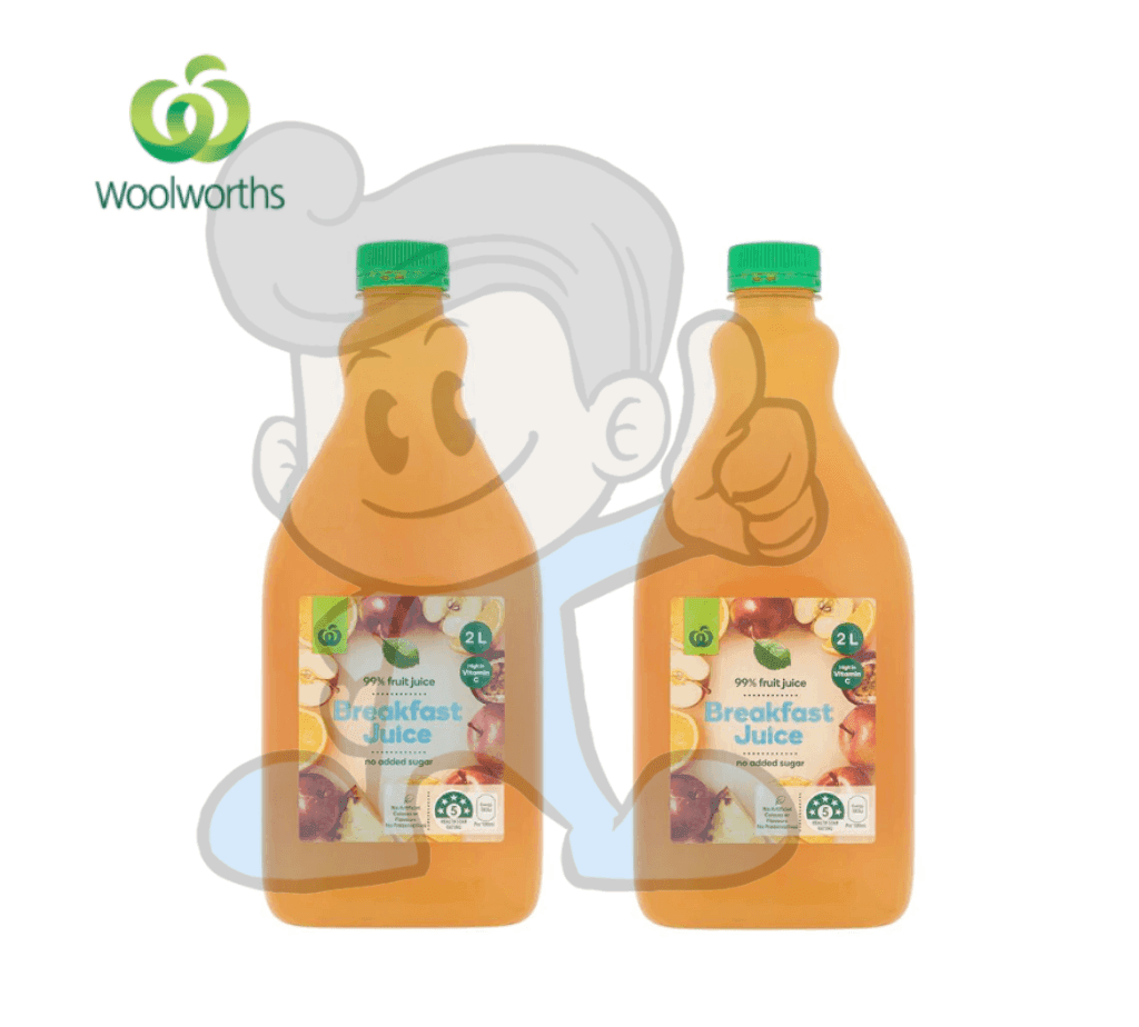 Woolworths Breakfast Juice (2 X 2L) Groceries