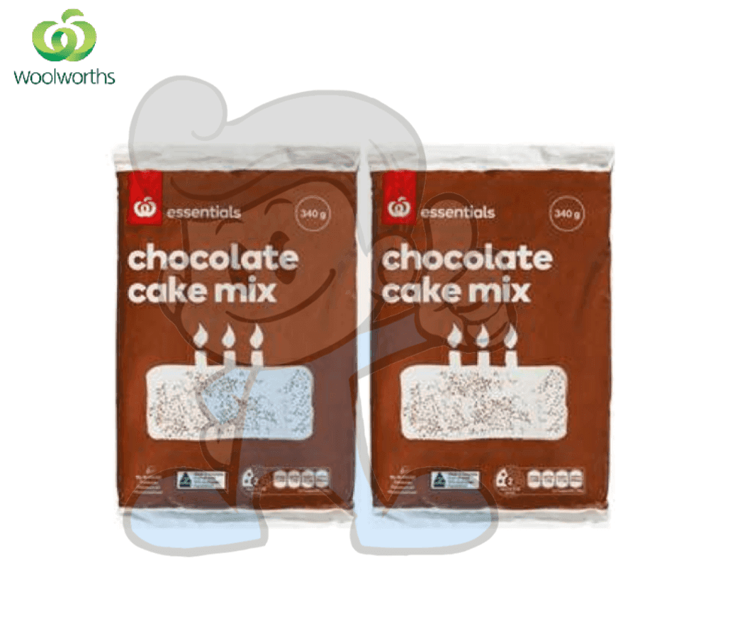 Woolworths Essentials Chocolate Cake Mix (2 X 340 G) Groceries