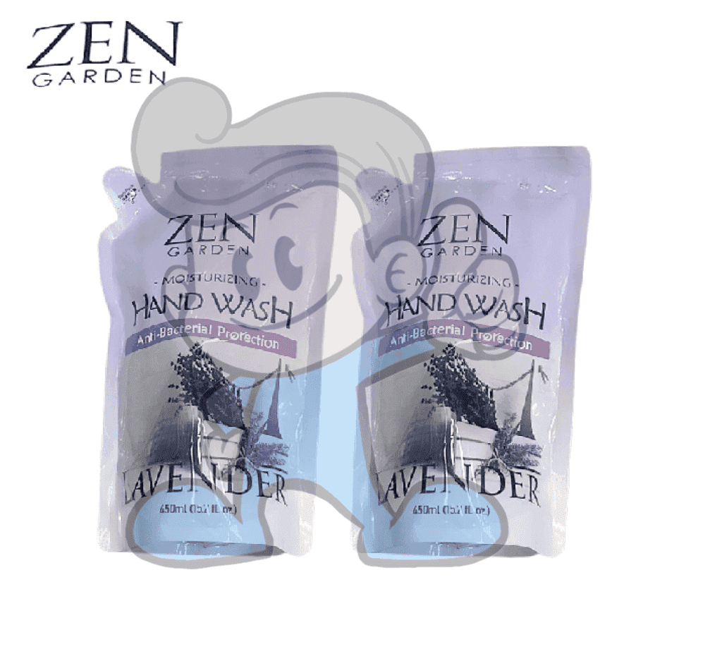 Zen Garden Moisturizing Anti-Bacterial Protection Hand Wash Lavender Scent (2 X 450 Ml) Beauty
