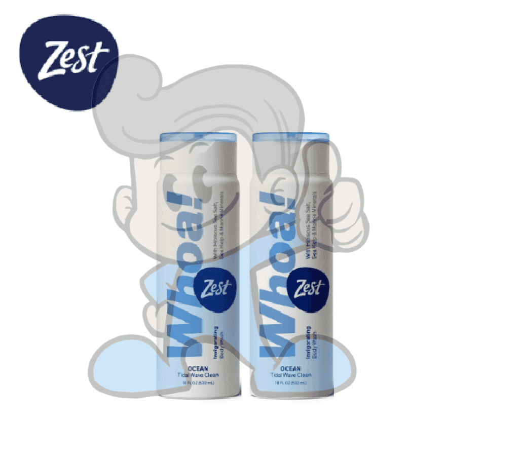 Zest Whoa! Ocean Invigorating Body Wash (2 X 532 Ml) Beauty